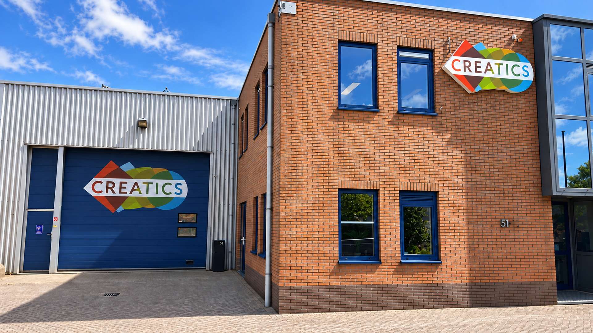 Kantoor en werkplaats van Creatics aan de Gooiland in Beverwijk